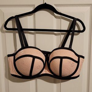 Torrid Pink & Black Multi-Way Bra